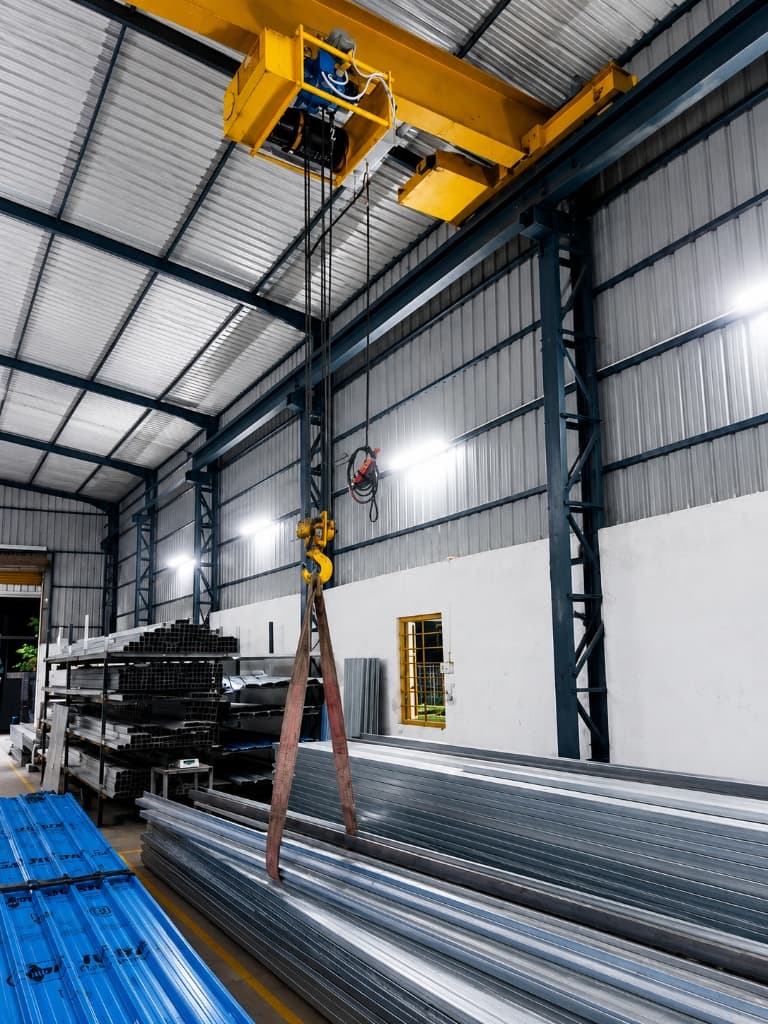 Yellow Gantry Crane System