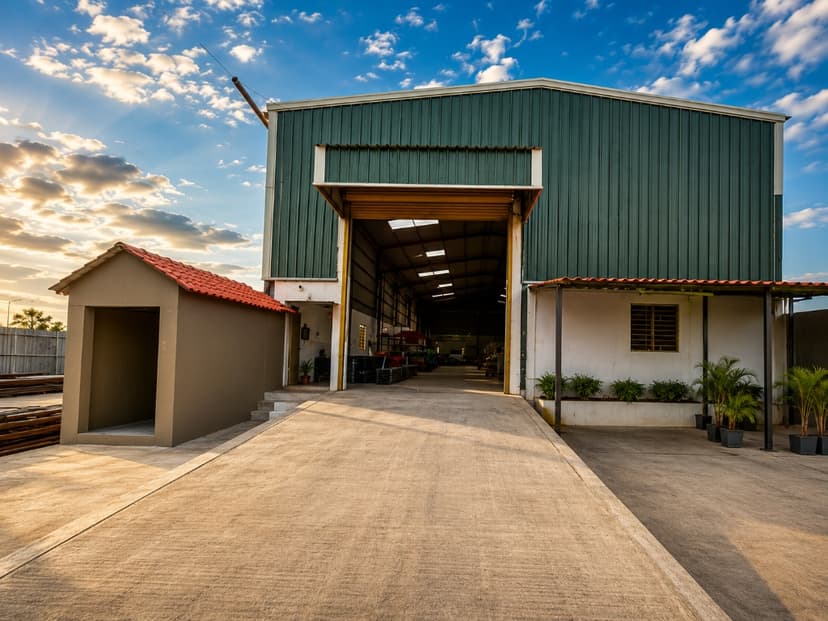 Manufacturing Plant Facade
