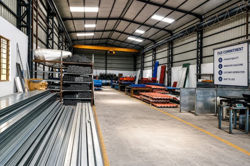 Warehouse Racks & Commitment Board