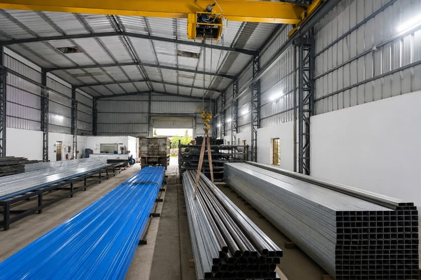 Warehouse Tube Inventory Racks