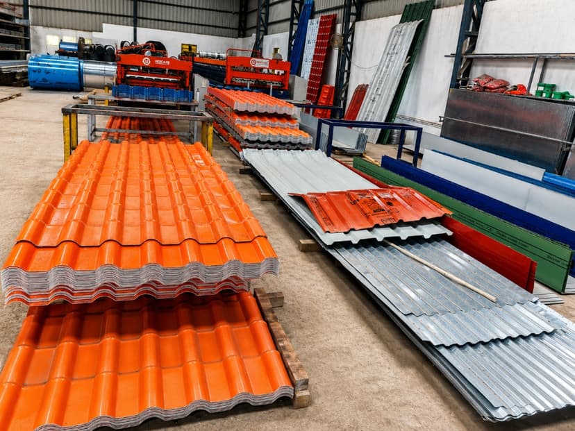 Colour Coated Corrugated Sheets